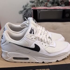 Nike Air Max White with Black Accents